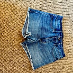 Girls jeans shorts.